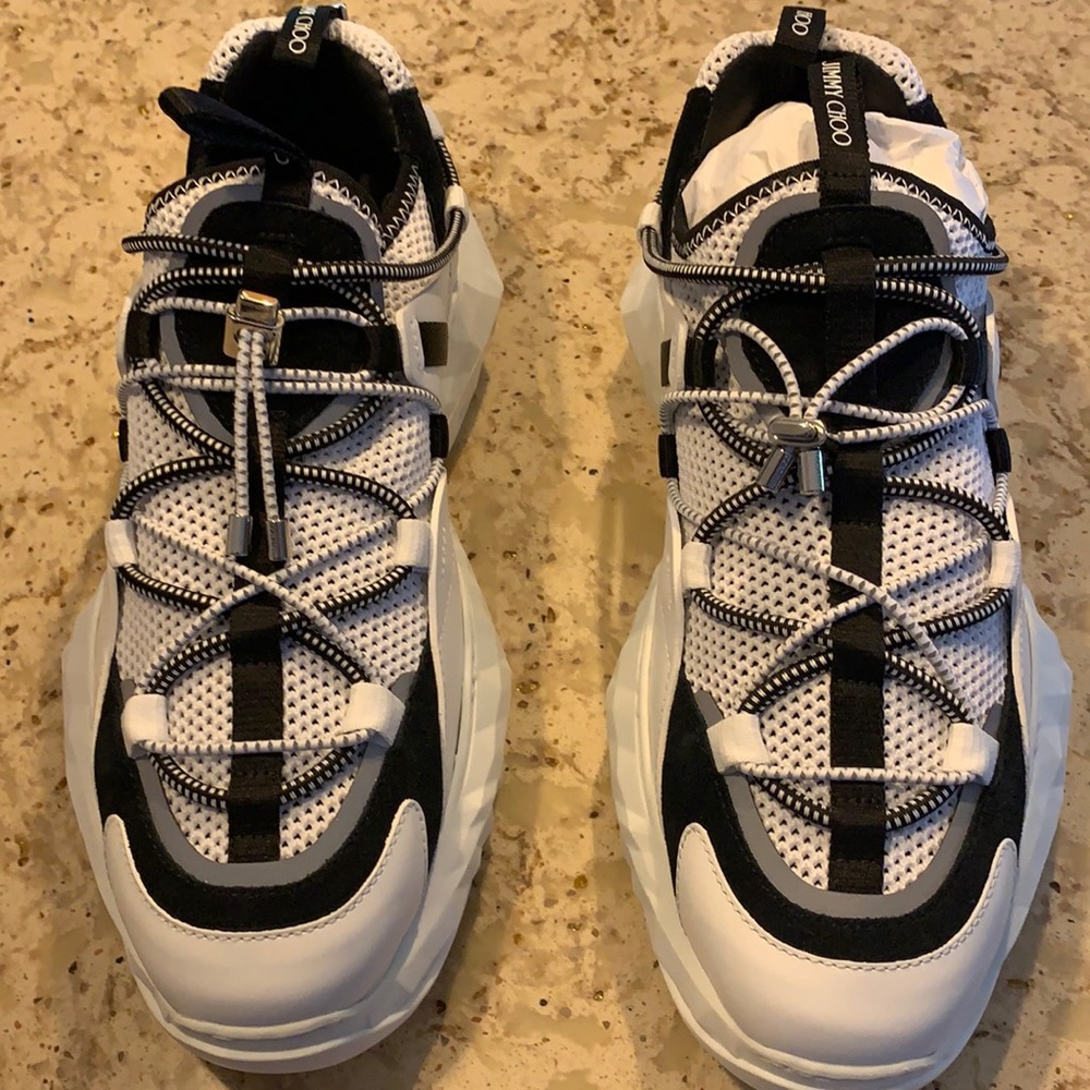 Jimmy Choo diamond trail/41..10 1/2..
